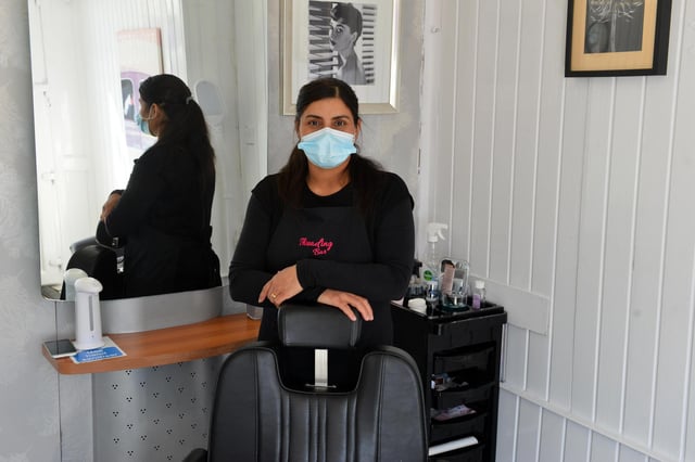 Threading Bar owner Gurpreet Kaur at her new business on Dean Road, Westoe Village.