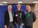 Left to right, Green Party councillors David Herbert, David Francis and Andrew Guy.