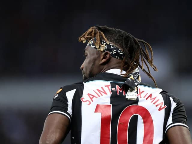 Newcastle United's Allan Saint-Maximin.