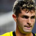 Christian Pulisic of Chelsea looks on during the Pre-Season Friendly match between Chelsea FC and Charlotte FC at Bank of America Stadium on July 20, 2022 in Charlotte, North Carolina. (Photo by Jacob Kupferman/Getty Images)