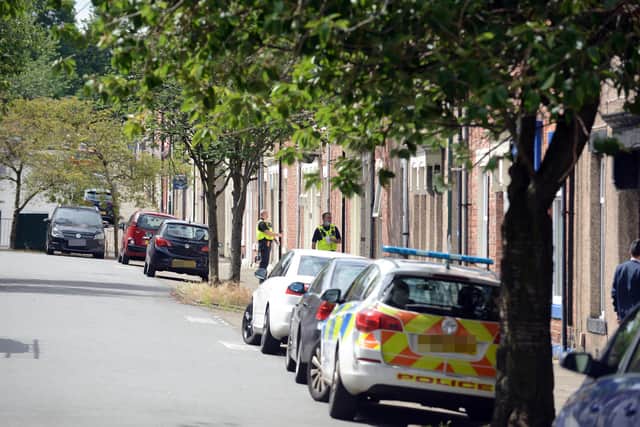 Police attended the scene on Marshall Wallis Road.