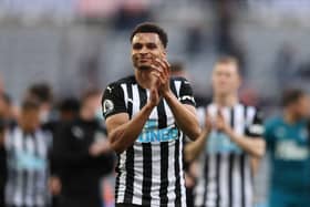 Jacob Murphy applauds fans last season.