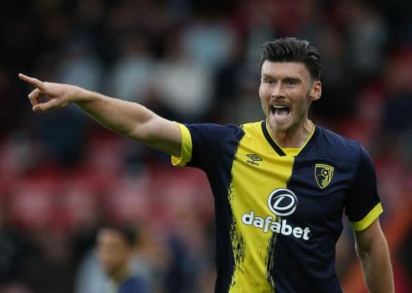 Kieffer Moore playing for Bournemouth. (Photo by Steve Bardens/Getty Images)