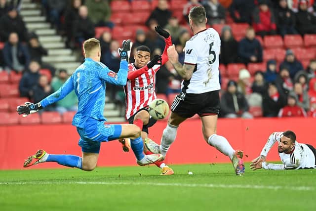 Sunderland were last night knocked out of the FA Cup by Fulham.