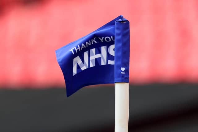 Readers have been sharing their 'thank you' messages for the NHS. Picture: Getty/Catherine Ivill.