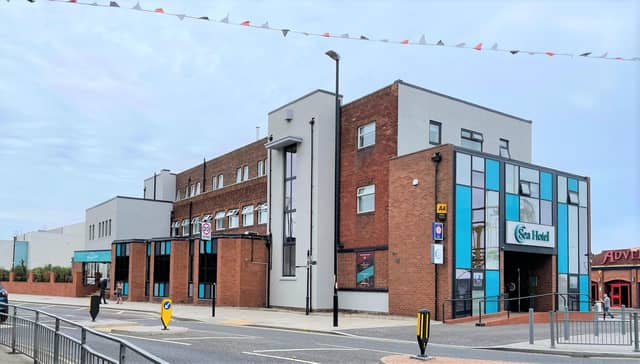 The Sea Hotel is officially up for sale.