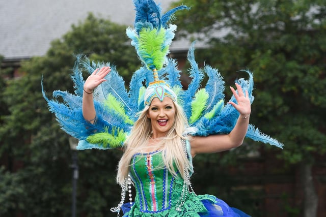 The South Shields carnival parade on Saturday.