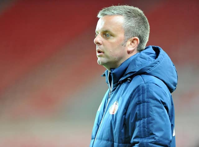 Sunderland U23s boss Elliott Dickman.