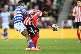 Isaac Lihadji playing for Sunderland's first team against Reading. Picture by FRANK REID