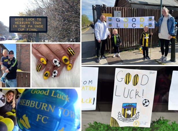 Good luck to Hebburn Town at Wembley