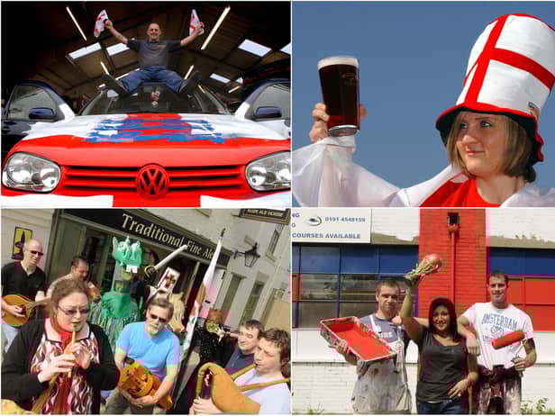 Putting the years back as we go patriotic in South Tyneside.