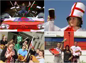 Putting the years back as we go patriotic in South Tyneside.