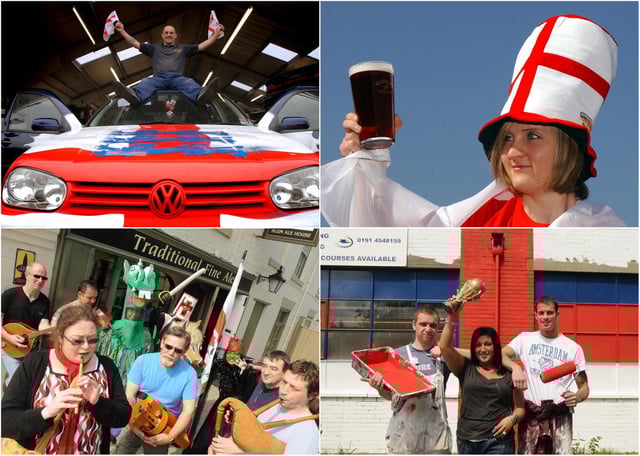 Putting the years back as we go patriotic in South Tyneside.