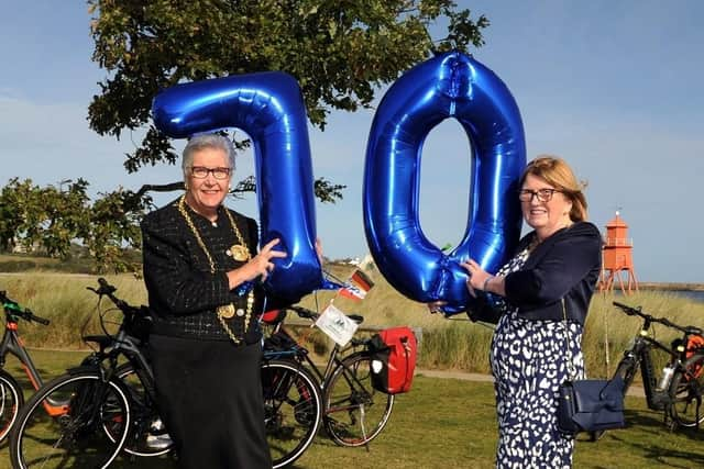 Mayor, Cllr Pay Hay and Mayoress, Jean Copp at the Littlehaven Friendship