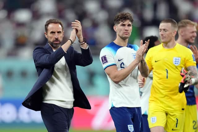 England manager Gareth Southgate following the FIFA World Cup Group B match at the Khalifa International Stadium, Doha.