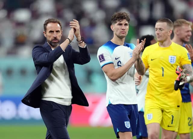 England manager Gareth Southgate following the FIFA World Cup Group B match at the Khalifa International Stadium, Doha.