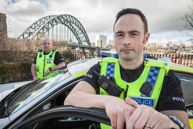 Northumbria Police officers John Sanderson and Darren Lant will be part of the campaign.