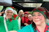 Bluebird Care staff taking part in another Elf challenge in 2019