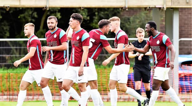 South Shields end pre-season with a win. Picture by Kev Wilson.