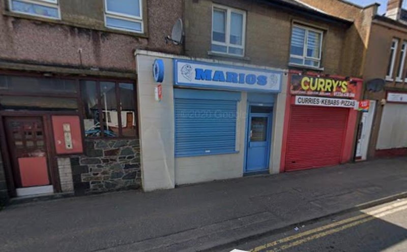 This is "the best chippy in Falkirk" according to Steven Robertson.