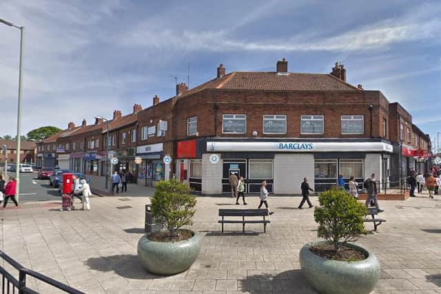 The now-closed Barclays branch at 245 Prince Edward Road, South Shields, in 2018