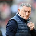 Tony Mowbray.  Sunderland 1-1 Luton Town EFL Championship Stadium of Light 18-93-23 17-03-23. Picture by FRANK REID. Picture by FRANK REID