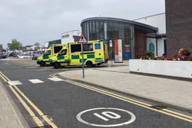 The emergency department at South Tyneside District Hospital.