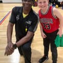 St Cuthbert's Catholic Primary pupils participate in Newcastle Eagles Hoops for Health programme