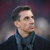 Sky Sports pundit Gary Neville. (Photo by Michael Regan/Getty Images)