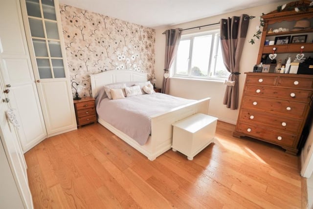 Each bedroom in the property boast plenty of light and space.