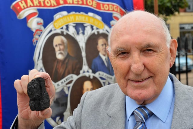 Westoe's eldest miner Jim Rylance at the gala event.