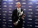 Newcastle United midfielder Bruno Guimaraes picks up the FWA North East Footballer of the Year award (photo: Sir Bobby Robson Foundation). The FWA North East Awards evening helped raise funds for the Sir Bobby Robson Foundation.