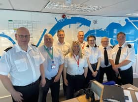 Alan Feast and members of MVS Northumbria. Picture c/o Highlights PR