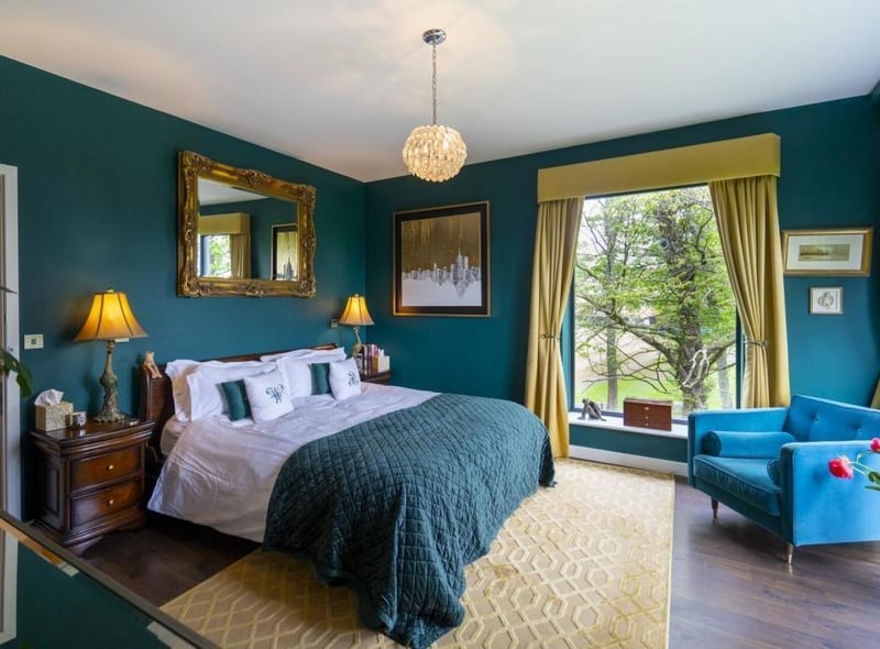 The property has a total of five bedrooms.