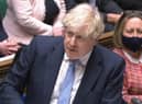 Prime Minister Boris Johnson speaks during Prime Minister's Questions in the House of Commons, London. PA Photo. Picture date: Wednesday February 9, 2022. See PA story Politics PMQs. Photo credit should read: House of Commons/PA Wire