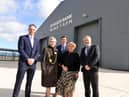 From left: Oliver Cass, Project Director Dogger Bank, Pat Hay, Mayor of South Tyneside, Mark Halliday, Operations Director of Dogger Bank, Cllr Tracey Dixon, South Tyneside Council Leader, and Paul Eitrheim, EVP Equinor for Renewables.