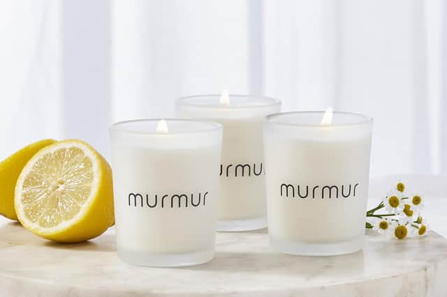 Murmur Joy Votive Scented Candle, three Pack Set