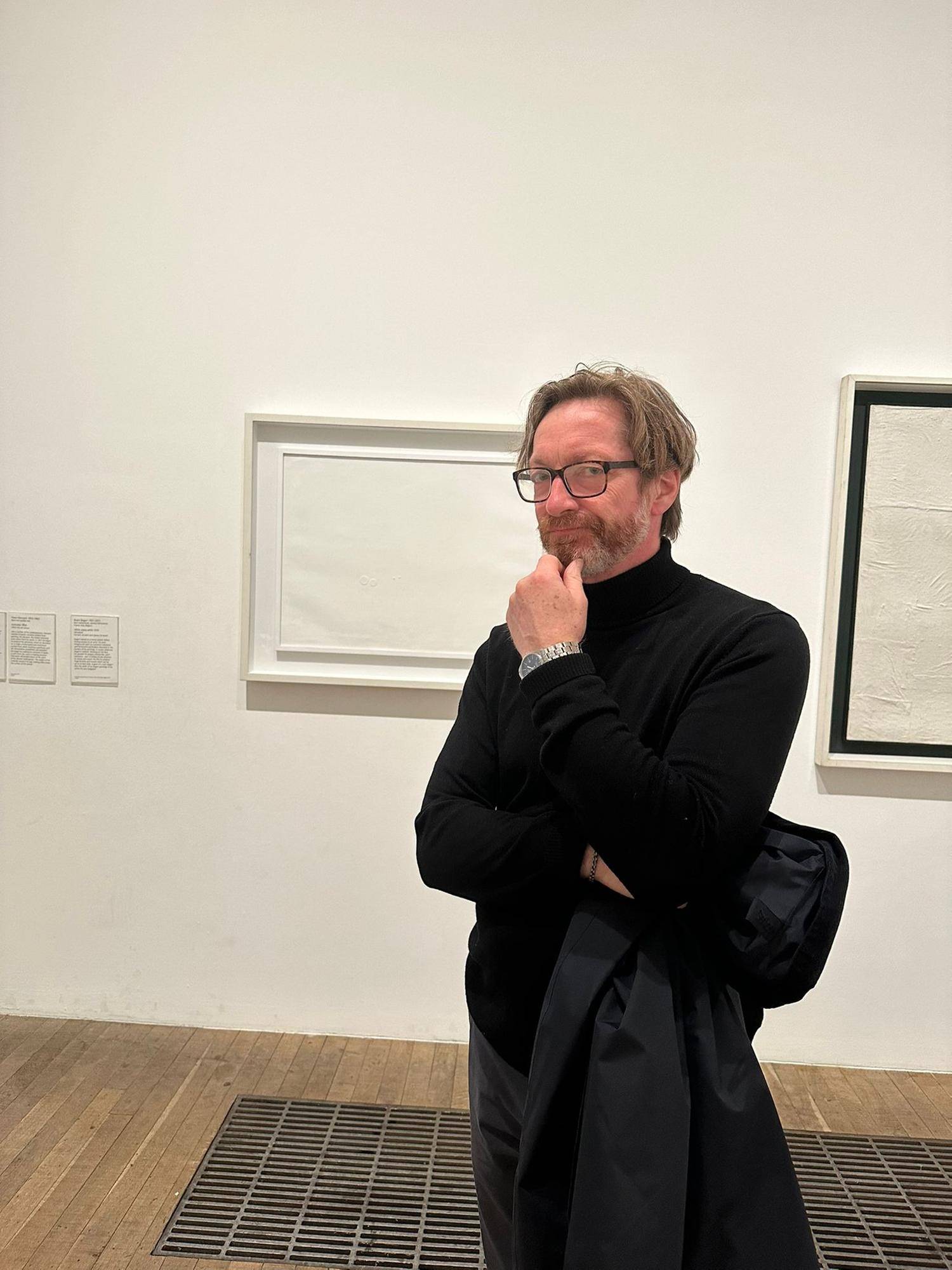 Hey, I've got one of these at home. Richard Ord contemplates a blank artwork at Tate Modern.