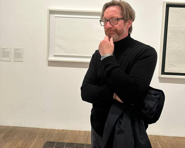 Hey, I've got one of these at home. Richard Ord contemplates a blank artwork at Tate Modern.