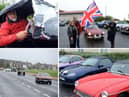 MG drivers head off on their tour.