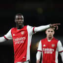 Arsenal winger Nicolas Pepe. (Photo by Julian Finney/Getty Images)