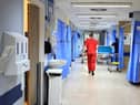 An NHS hospital ward.