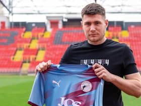 Former Hebburn Town striker Cedwyn Scott has become Gateshead’s second new signing of the summer.