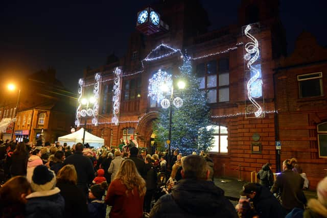 Jarrow Christmas lights switch-on with the Jarrow Cross C of E Primary School choir.