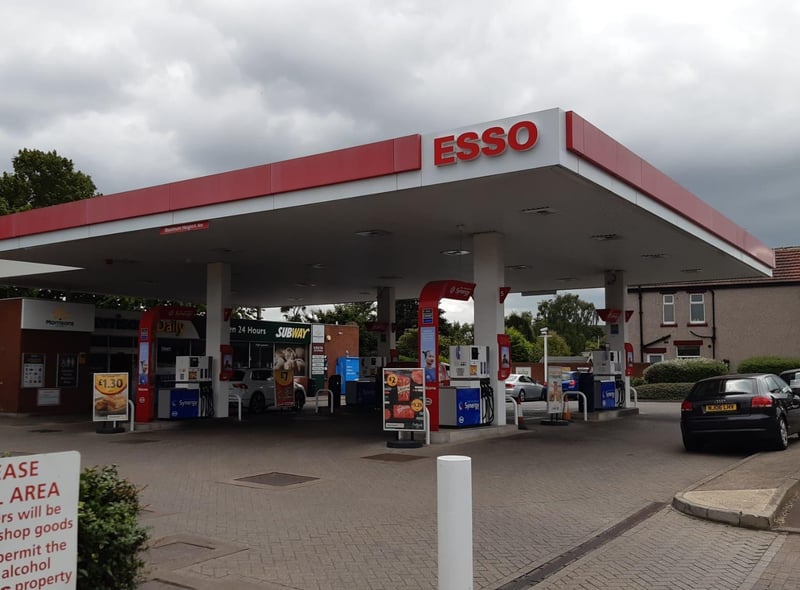 Prices at Esso in Durham Road, Sunderland.