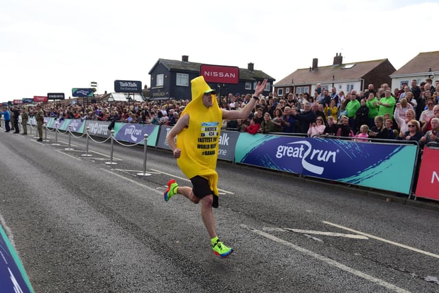 Congratulations to the Great North Runners! It's always a treat to see the variety of fancy dress costumes on offer.