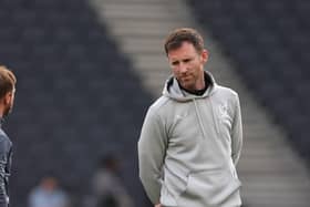 Mike Williamson is set to walk out on MK Dons - just days before Rovers face them in the league. (Photo by Pete Norton/Getty Images)