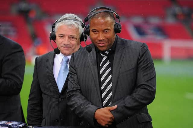 John Barnes alongside Kevin Keegan (Photo by Mike Hewitt/Getty Images)