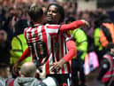 Jack Clarke celebrates with Pierre Ekwah