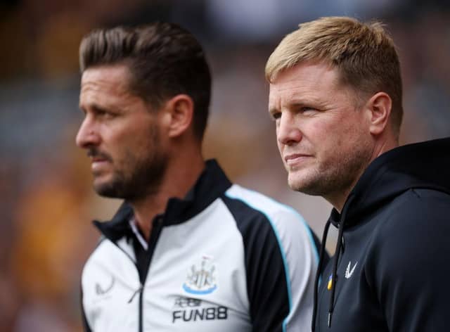 Newcastle United head coach Eddie Howe.